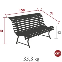 BANC 150 CM