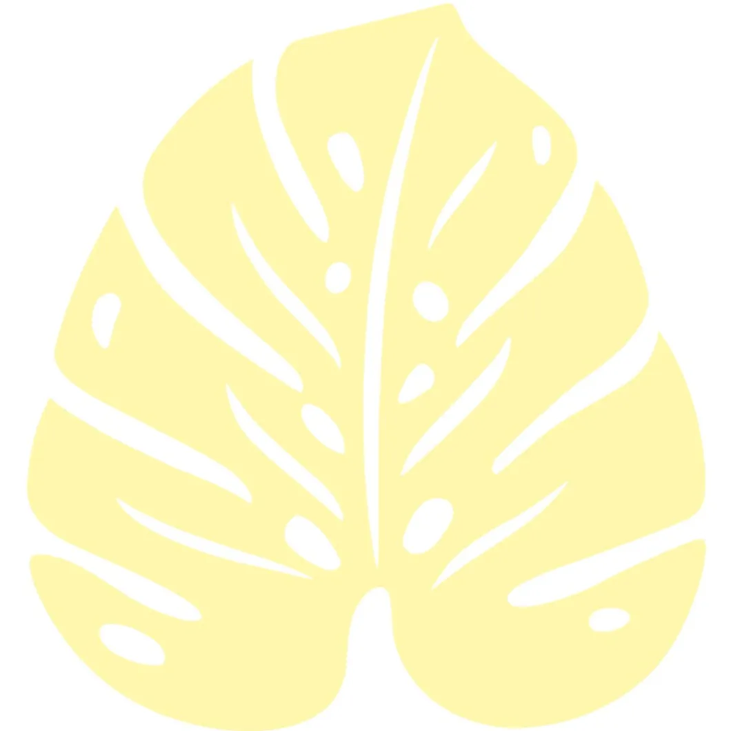 DESSOUS DE PLAT MONSTERA 24 X 22 CM