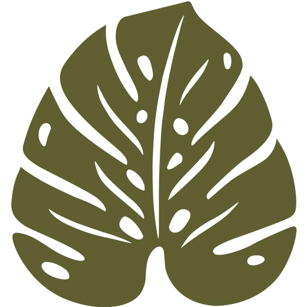 DESSOUS DE PLAT MONSTERA 24 X 22 CM