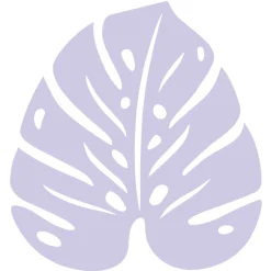 DESSOUS DE PLAT MONSTERA 24 X 22 CM
