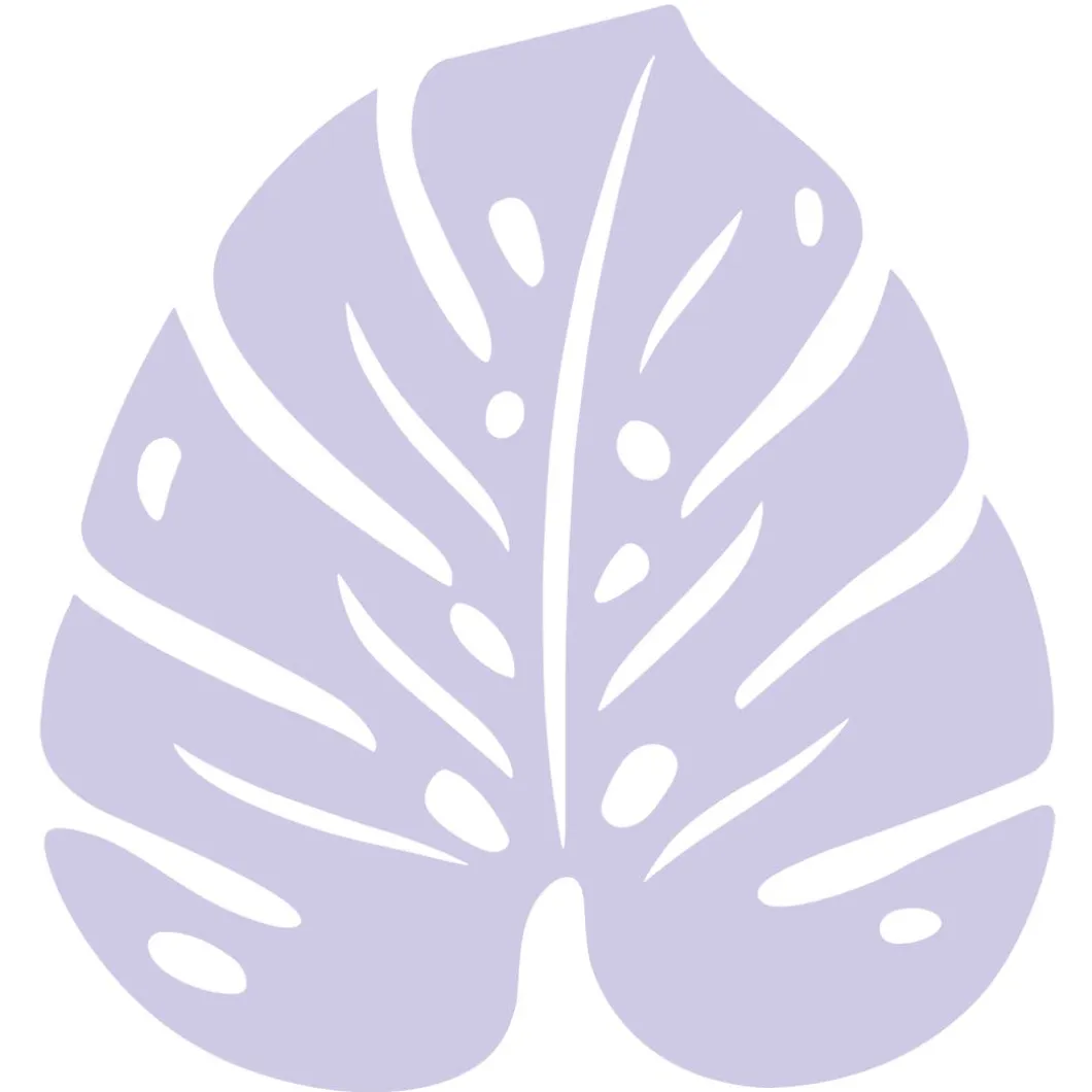 DESSOUS DE PLAT MONSTERA 24 X 22 CM