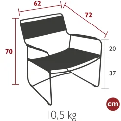 FAUTEUIL BAS CUIR