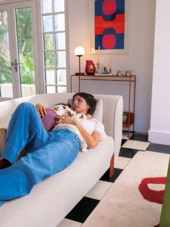 GRAND POUF BOUCLETTE