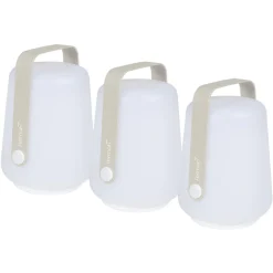 LOT DE 3 LAMPES H.12 CM