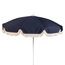 PARASOL Ø250 CM FINITION BAVOLET ET FRANGE COULEUR