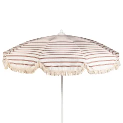 PARASOL Ø250 CM FINITION BAVOLET ET FRANGE COULEUR
