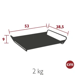 PLATEAU 53 X 38,5 CM