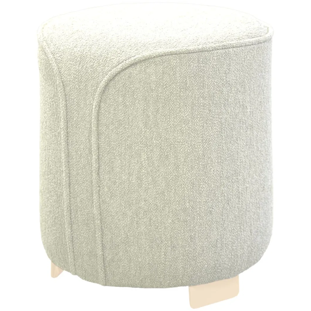 POUF ROND BOUCLETTE