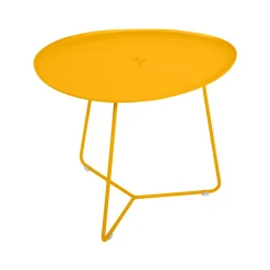 TABLE BASSE OVALE 55 X 44.5 CM, PLATEAU AMOVIBLE