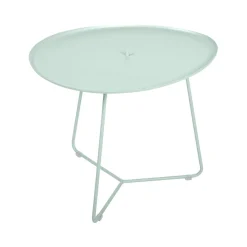 TABLE BASSE OVALE 55 X 44.5 CM, PLATEAU AMOVIBLE