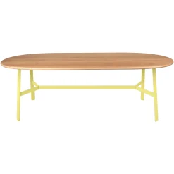 TABLE CHÊNE OVALE 220 X 95 CM