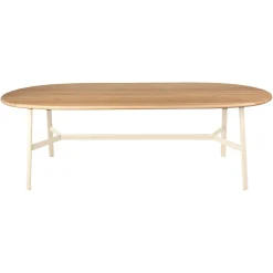 TABLE CHÊNE OVALE 220 X 95 CM
