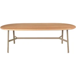 TABLE CHÊNE OVALE 220 X 95 CM