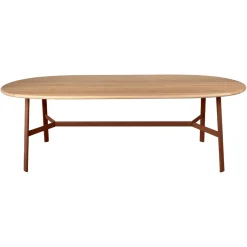 TABLE CHÊNE OVALE 220 X 95 CM