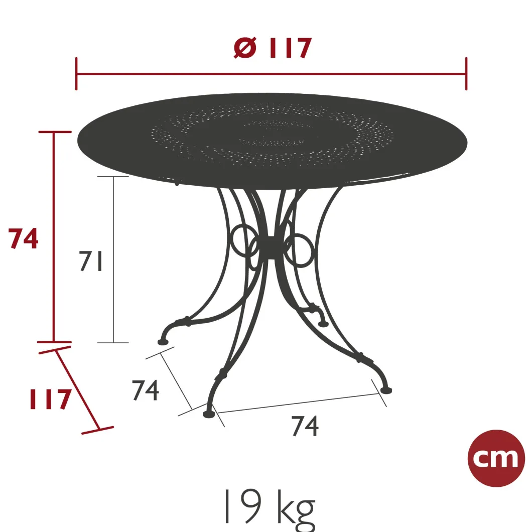 TABLE Ø 117 CM