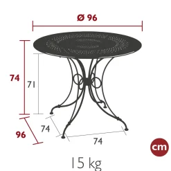 TABLE Ø 96 CM