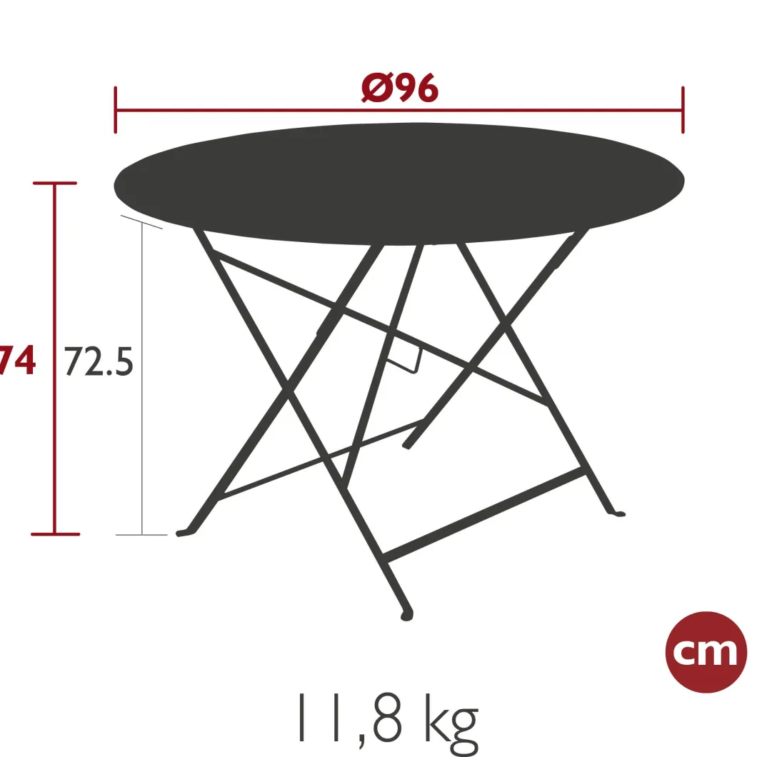 TABLE Ø 96 CM