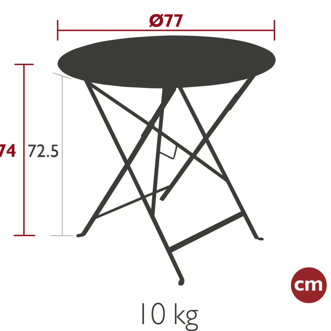 TABLE Ø 77 CM