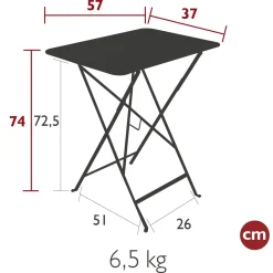 TABLE 57 X 37 CM