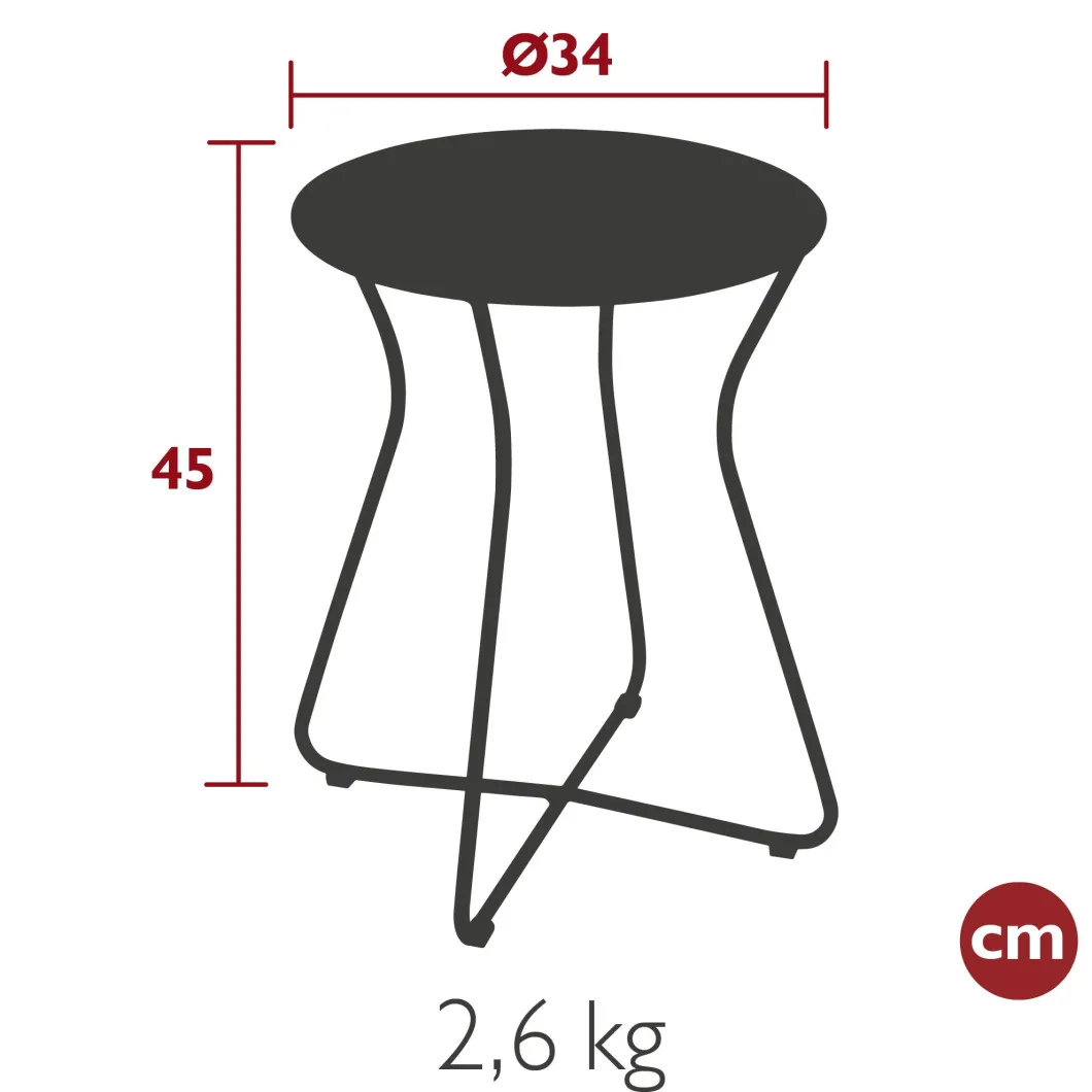 TABOURET H.45 CM