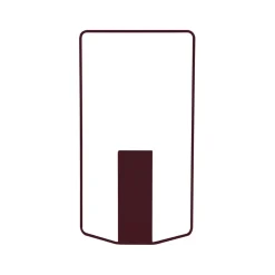 VASE RECTANGULAIRE H 62 CM